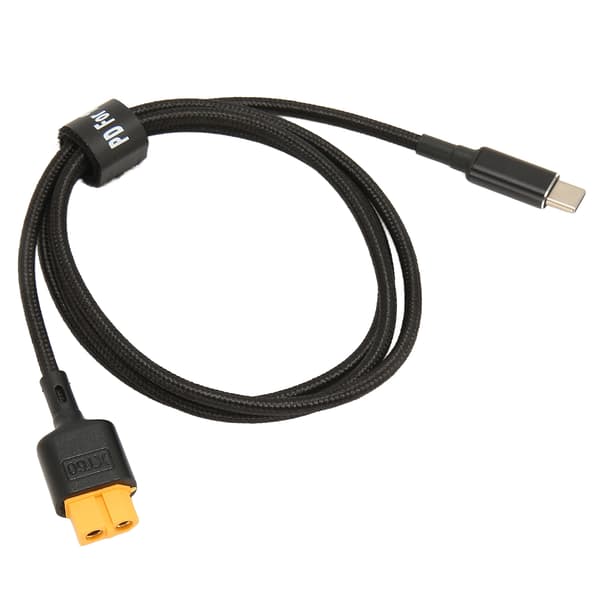 USB C til XT60 100W PD ladekabel 1m for RC-verktøy M7 M6 M6D M8S