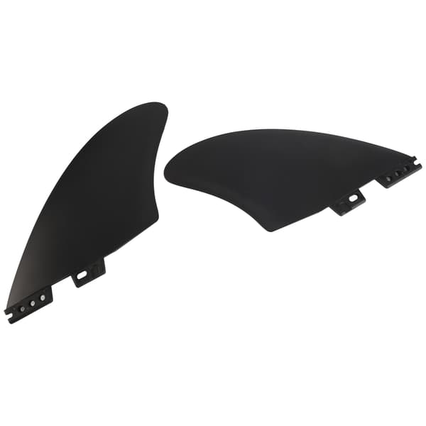 2 ST Surfebrettfinner Avtakbare PVC Fishtail Surfebrettfinner for Longboards Stand Up Paddleboards FCS2 Generasjon