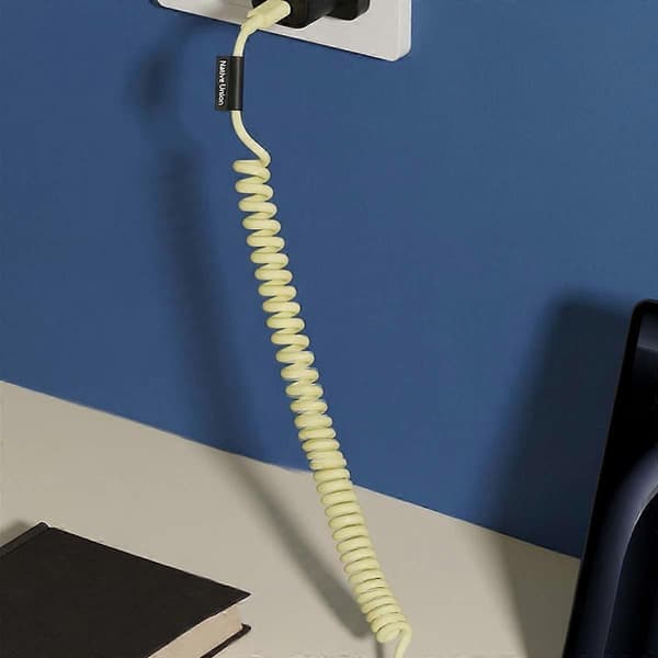 USB-C–USB-C-kaapeli 60W kierretty 1,2m POP-sarja pikalataus Yellow