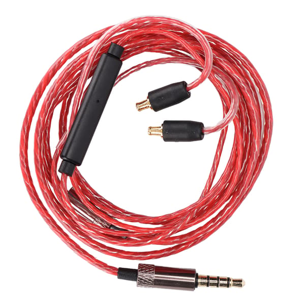 Hovedetelefon Audio Udskiftningskabel Hovedetelefon Forlængerkabler til Audio Technica CKS1100 E40 E50 E70 LS200 LS300 LS400