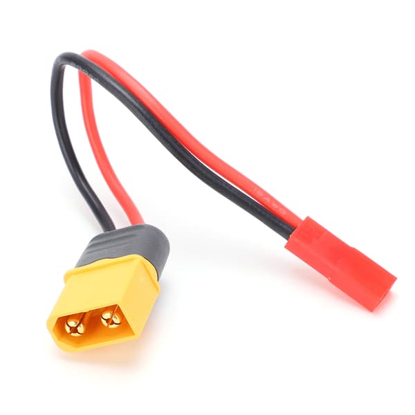 XT60 Han til JST Hun 18AWG Adapterkabel til B6 LiPo Batterioplader