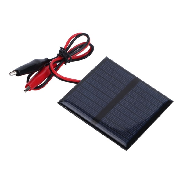 0,7W 5V solpanel DIY-leksaksolpanel (uppladdningsbart 3,7V-5V batteri)