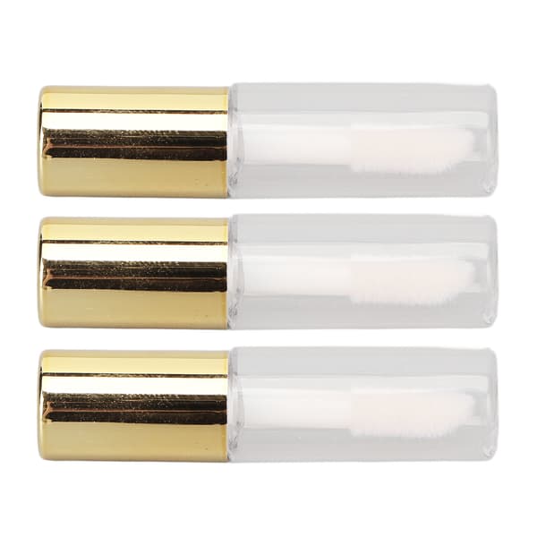 1,2 ml guld transparent förseglad miniläppglans tub DIY läppglans resetub