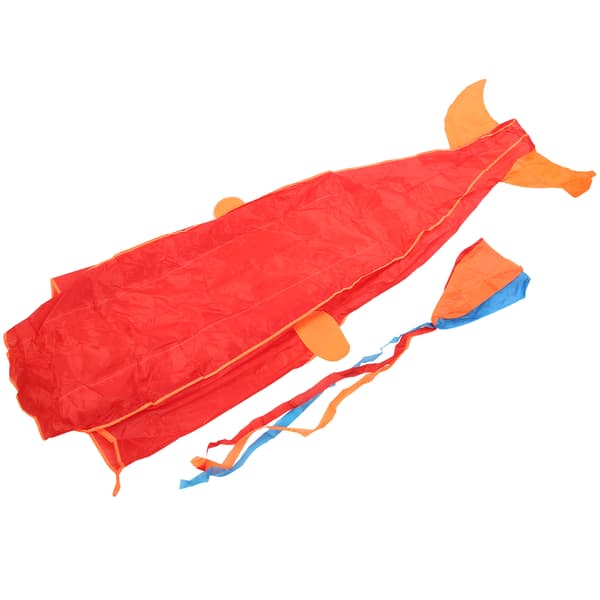 Delfin Drake Polyester 3D Eläin Parafoil Ulkolelu Punainen