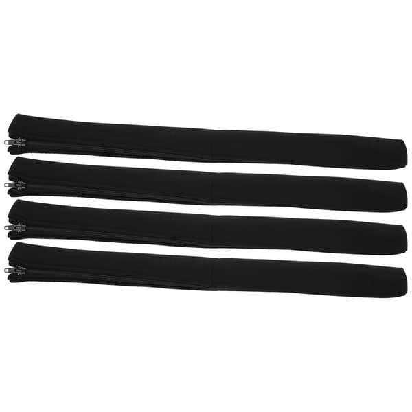 4-trins kabelmuffe organizer med lynlås, kabelstyring med strips