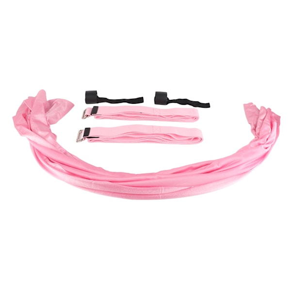 Rosa Aerial Strap - Stark Elastisk Bensträckare med Vikbar Design för Flexibilitetsträning, One Size Fits All