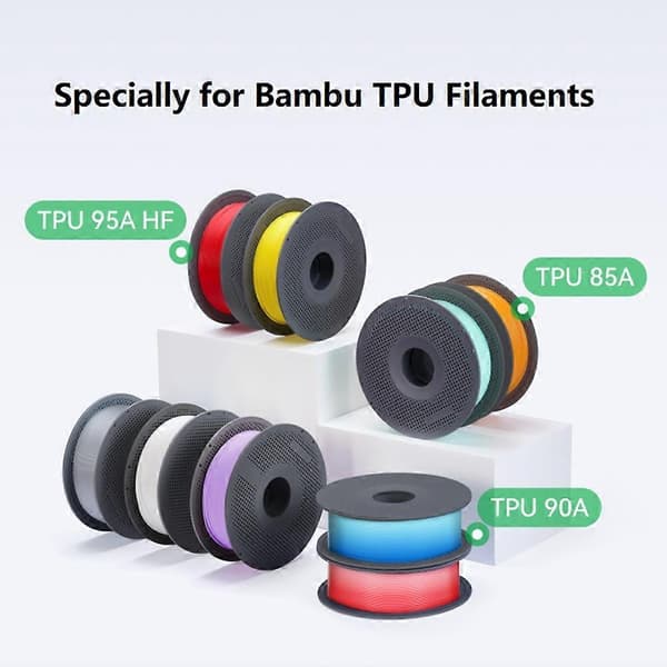 Til Bambu Lab H2D TPU High-Flow Kit Pålidelig højhastigheds-TPU-print Specielt tilpasset til Bambu TPU-filament