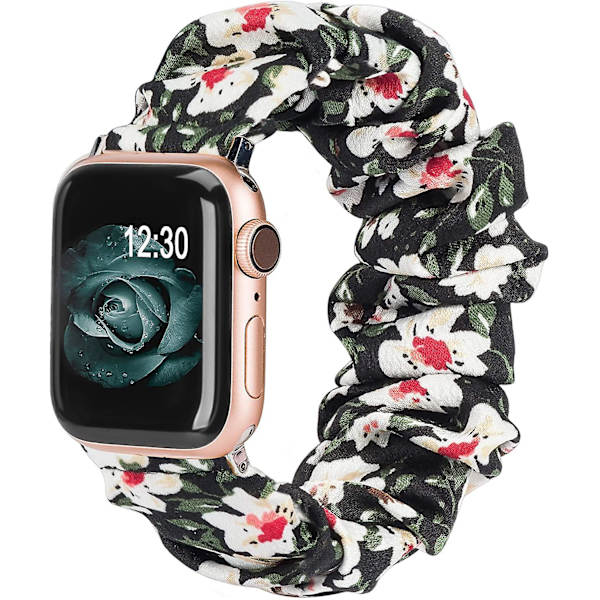 Passer for apple watch7 apple skinnende elastisk erstatningsrem 111 42-44,