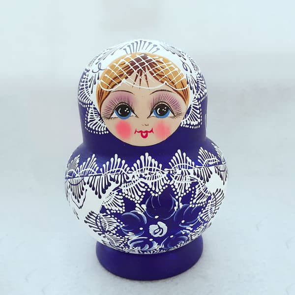 10 st/set Ryska häckande dockor Trä handmålad present Babushka Matryoshka leksak_Superpresent[ht]