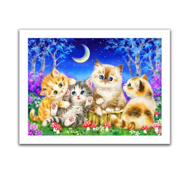 Fantasy Starry Cat Diamond painting (40*30 cm)