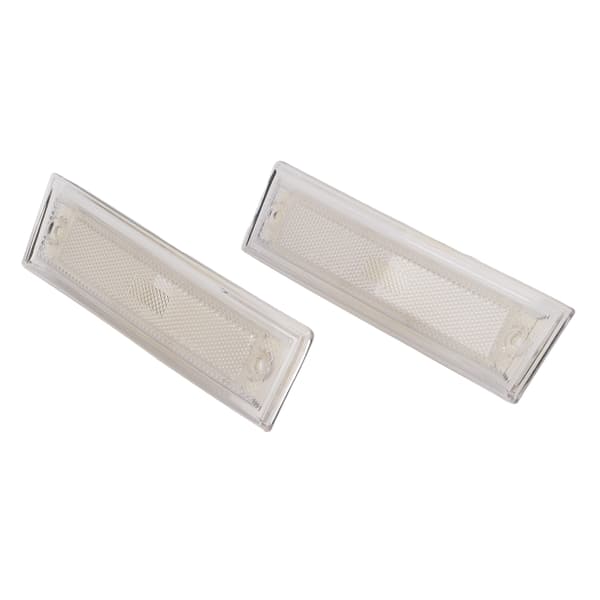 GMC Suburban 1981 1991 Front Bumper Sidemarkeringslys Hvit Erstatningstilbehør