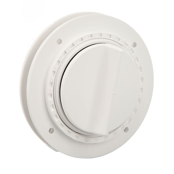 Scupperventilplug Effektiv ABS Enkel Installation Båtavloppsplug för Yachter Snabbåtar Kajaker Vit