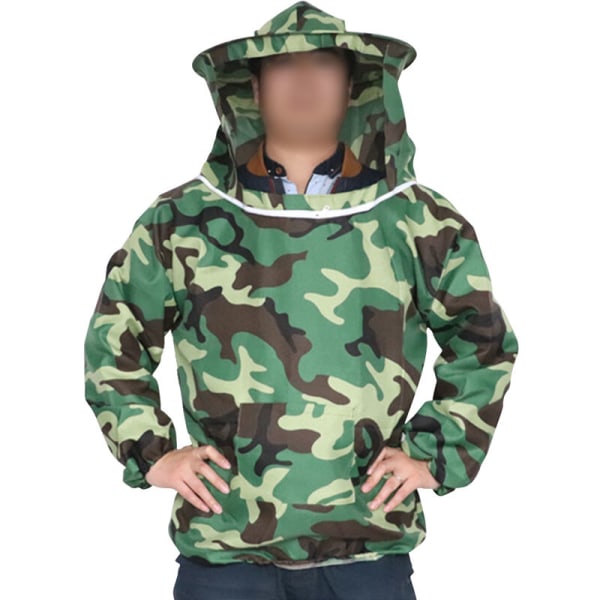 Camouflage omfattande anti-bi kläder skyddskläder för bina biodlingsverktyg för att förhindra bistick