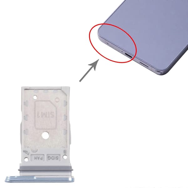 Til Samsung Galaxy S26+ SM-S947B KOMPATIBEL SIM + SIM-kortbakke Blue