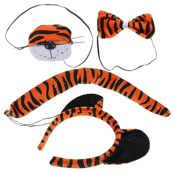 1 set taaperoiden tiikeriasusettiä set Tiger set juhliin sarjakuva Tiger Cosplay set