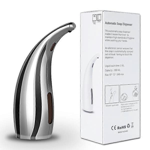 [HT]Automatisk flydende sæbedispenser Infrarød Smart Sensor Berøringsfri ABS desinfektionsmiddeldispenser til køkken badeværelse Betterlifefg