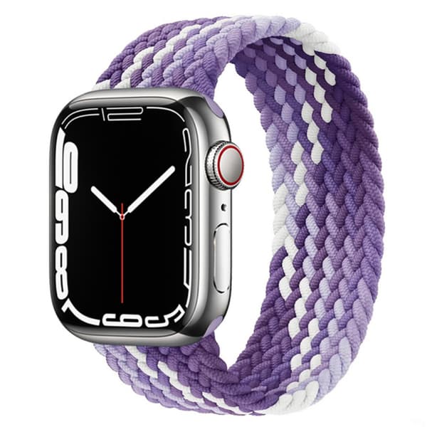 Elastisk Apple Watch-rem 42mm/44mm/45mm/49mm Mørkeblå Mörkblå Large