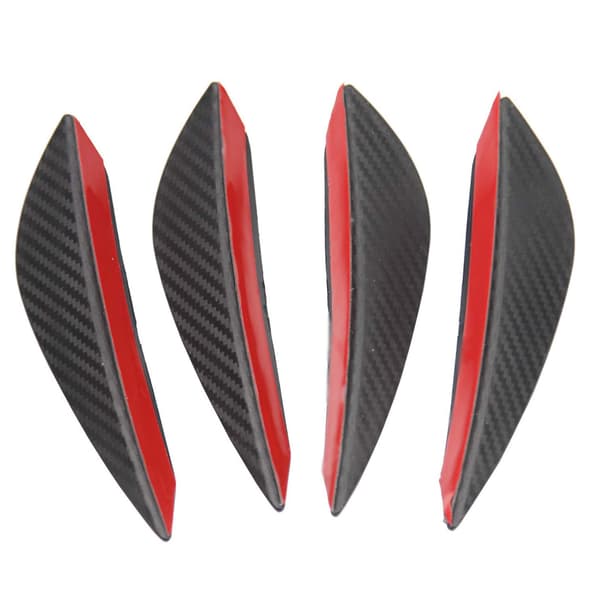 Universal Carbonfiber Mønster Forlygte Spoiler Finner Canards Splitters Karosseri Diffuser