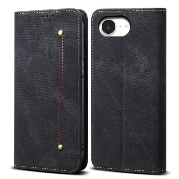 Jeans Pung Etui til iPhone 17e - Sort Svart black