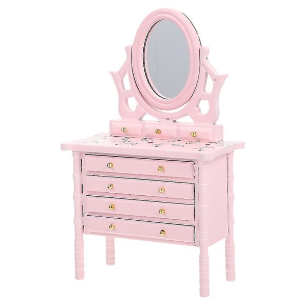 2 stk, rosa minikommode mockup dekor