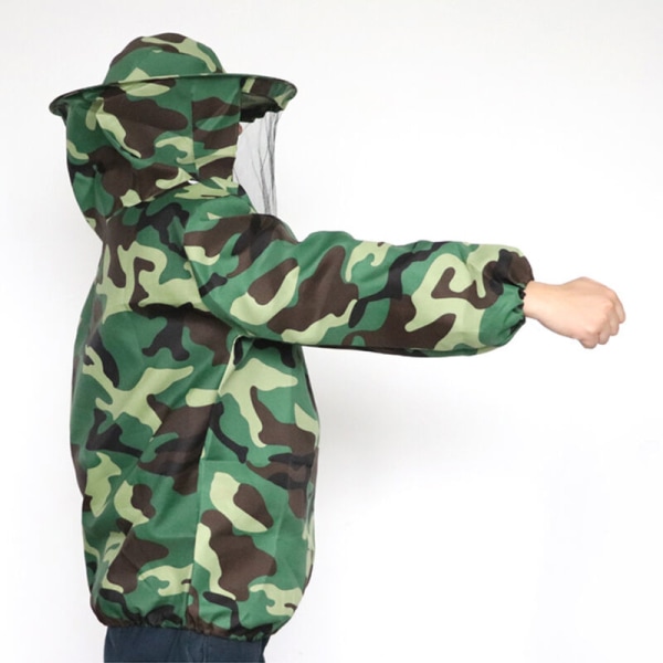 Camouflage omfattande anti-bi kläder skyddskläder för bina biodlingsverktyg för att förhindra bistick