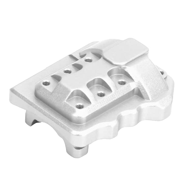 Front Bakre Differensialdeksel Aluminium Legering RC Fjernkontroll Bil Tilbehør Sølv