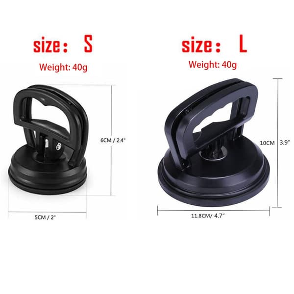 2-pack Bilbula Utsugningskopp Lyftare för Bucklor Glaspaneler Speglar Lyft och Flytt av Föremål