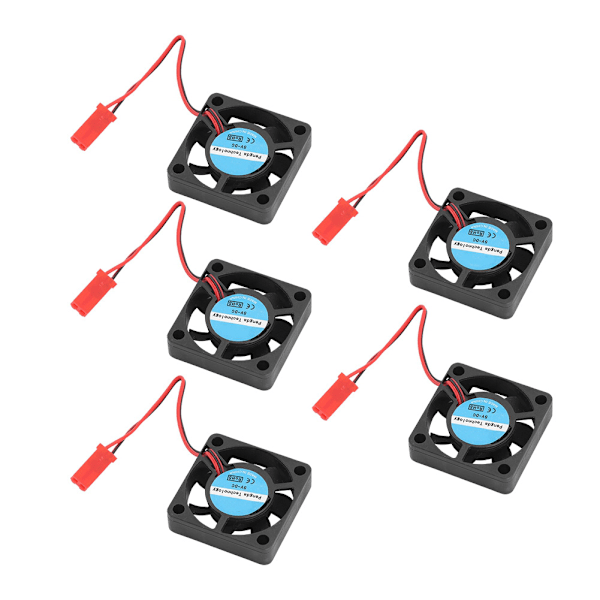 5 kpl 8500RPM:n tehokkaita 3D-tulostimen tuulettimia 4CFM:n tehokkaalla ilmavirralla parannettuun jäähdytystehoon