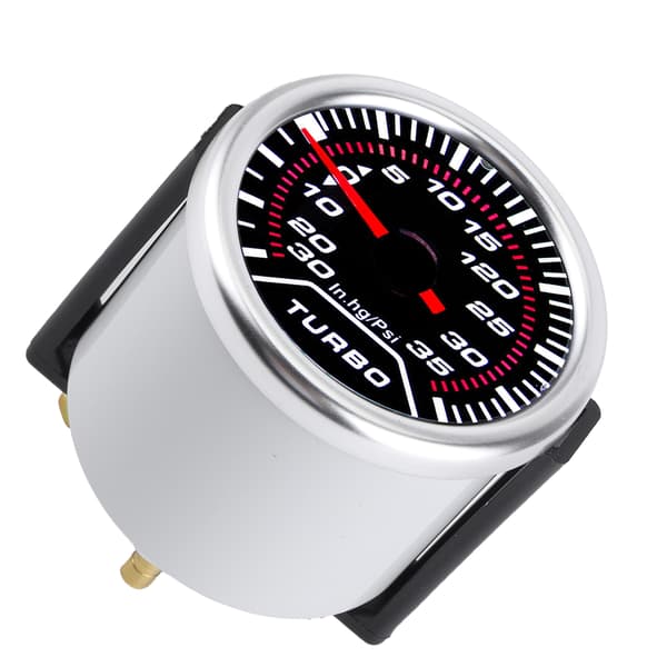 Universal Turbo Boost Mätare 52mm LED-Display 35PSI Röktonad Lins