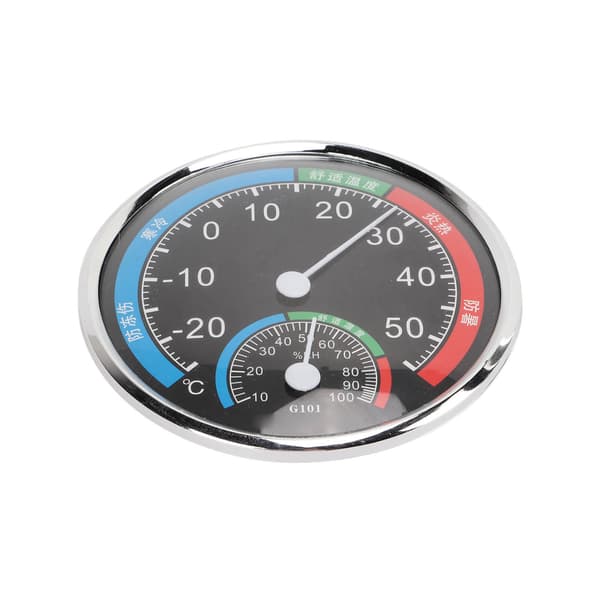 G101 Digital Termometer Hygrometer Multifunktionel Fugtighedsdetektor Sort