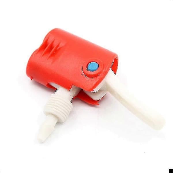 2st Cykelbollar Uppblåsningsventiladapter Handluftpumpmunstycke Hem Utomhustillbehör (röd)