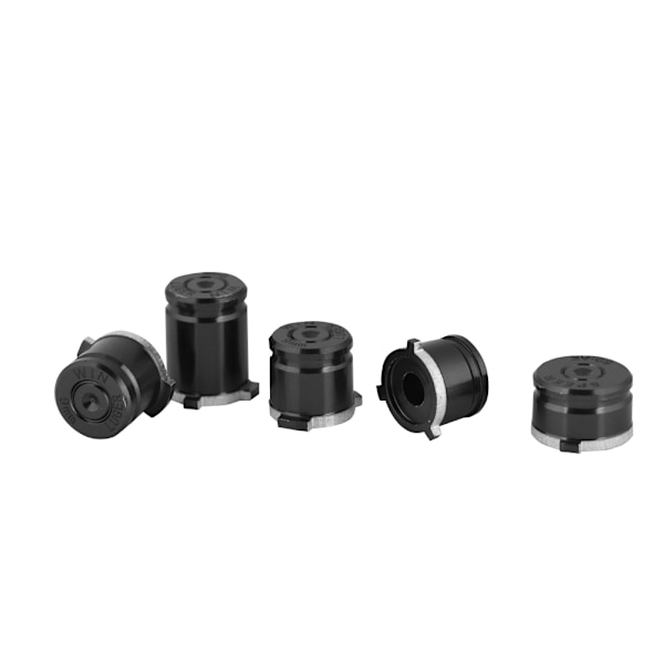 Aluminium 9mm Kugleknapper A B X Y til Xbox One Controller - Sort