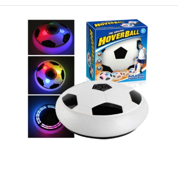 Indoor Air Power Hover -jalkapallo monivärisellä led-valolla