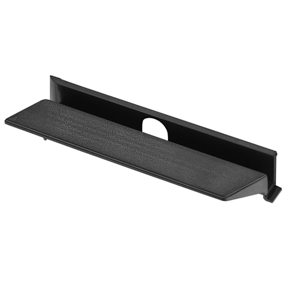 Musta muovinen HDD-kannen luukku PS4 Pro -konsolille