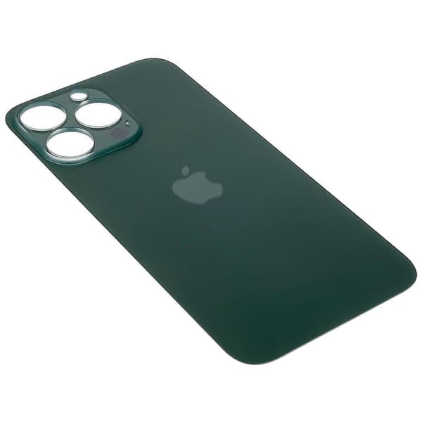 Til iPhone 13 Pro 6,1 tommer batterihusdæksel reparationsdel (kameraglasringhul standard) Multicolor Green