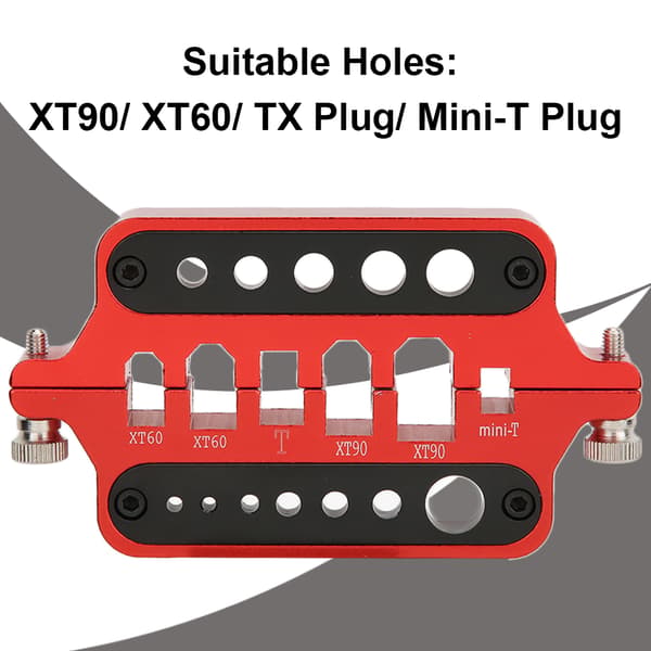 Aluminiumslegering loddestation RC-tilbehør til XT60 XT90 Bananstik T-stikforbindelse