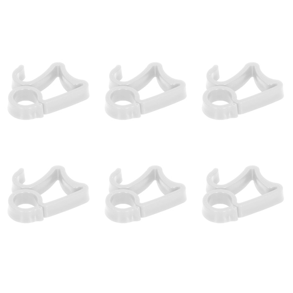 150 stk vanntette plastkrok for takrenner til julelys - Julelysklips, frostsikre utendørsklips for Halloween og hvite lys