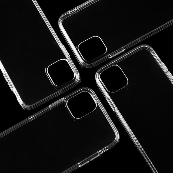 2-pack iPhone 13 PRO - Silikondeksel TPU - Tynt[ht] Transparent transparent