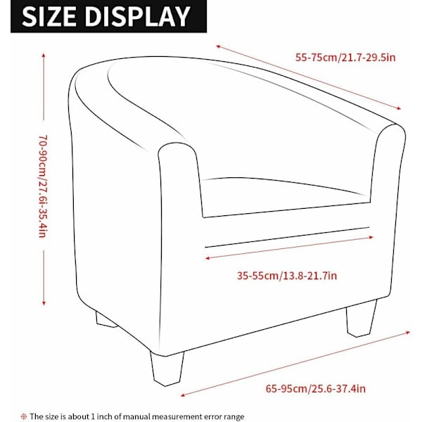 Hjemmekort All Inclusive Elastisk Sofa Stoltrekk (lys grå)