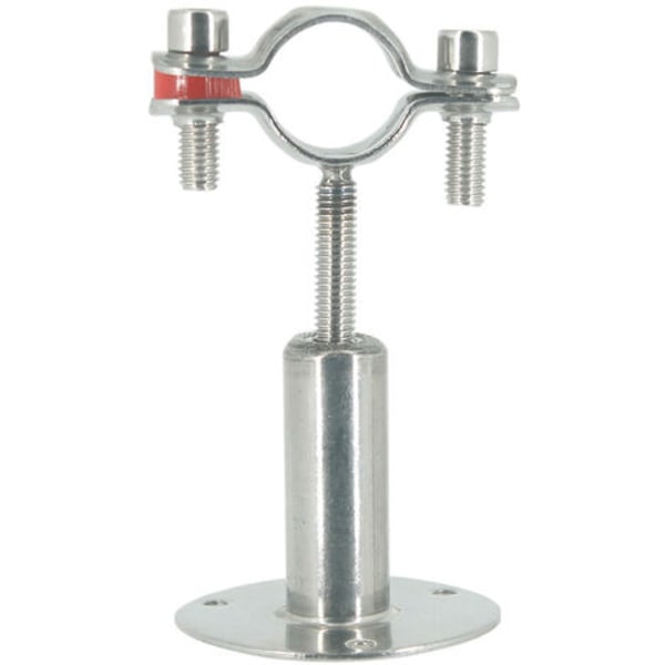 Rustfrit stål vægbeslag til 25 mm diameter rør (2 stk.)