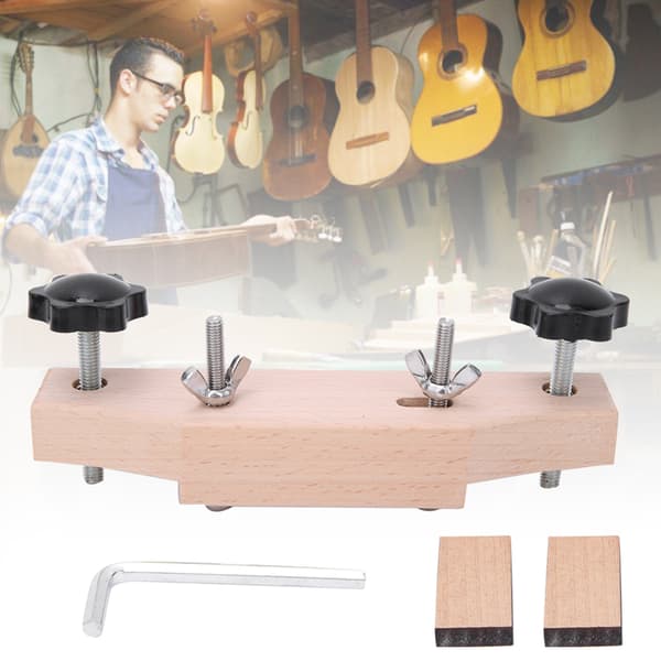 Lönn Gitarr Stall Klämma Folklig Klassisk Gitarr Stall Ersättning Luthier Verktyg