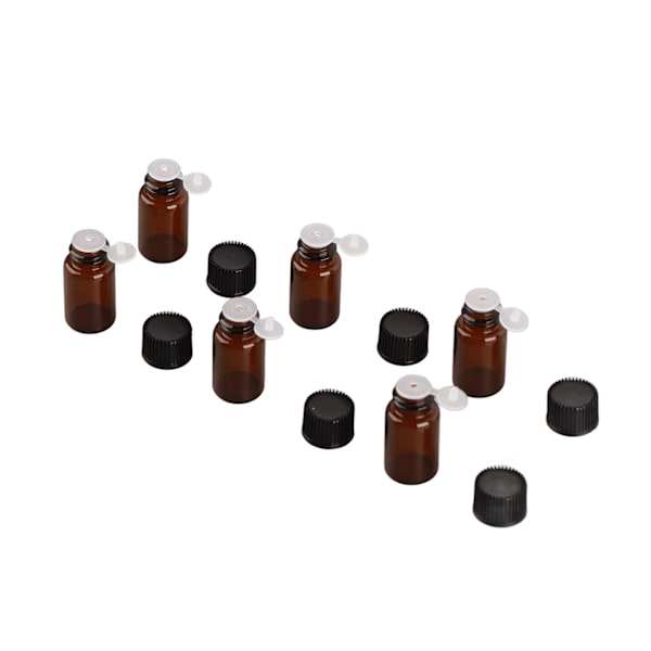 100-pack 3 ml mini dropperflaskor vattentäta hållbara luktfria läckagesäkra klara 3 ml dropperflaskor