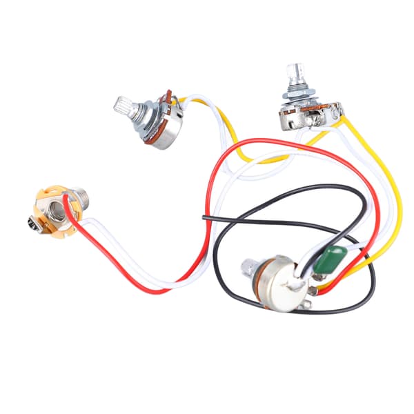 500K Bas Potentiometer Kopplingsschema Volymkontroll Instrumenttillbehör