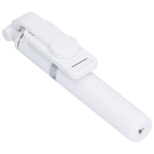 103 cm/40,6 tommer stativ selfie-pinne i aluminiumslegering for Android/iOS Hvit