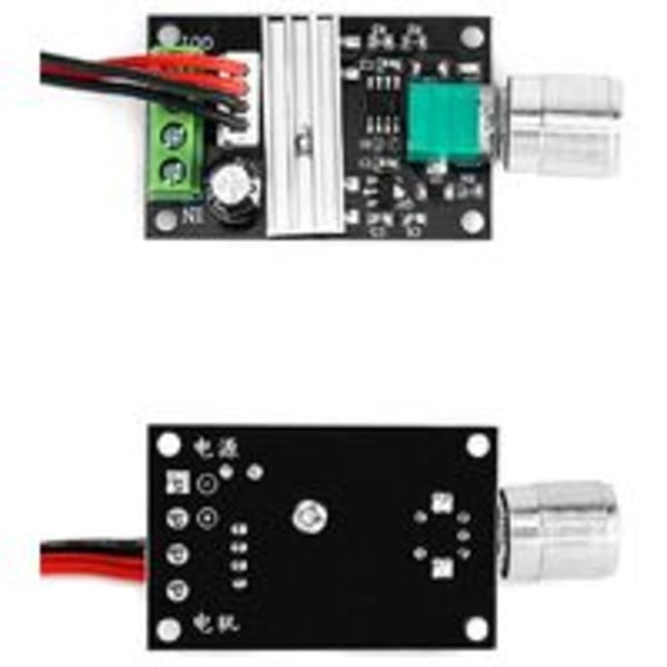 1203BB 6V 12V 24V 3A 80W DC moottorin nopeudensäädin (PWM) Säädettävä käännettävä moottorin ohjain