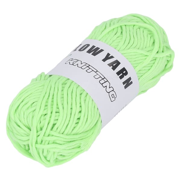 164 fod lysende tykt garn DIY polyestervævet glødende lysende strikkegarn til tæppe sweater hat farve 2