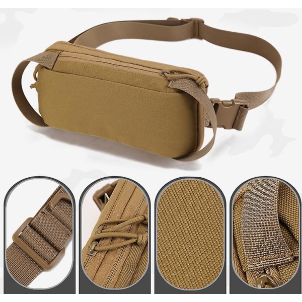 multifunktionell messenger förvaringsväska axel stöldskydd ArmyGreen