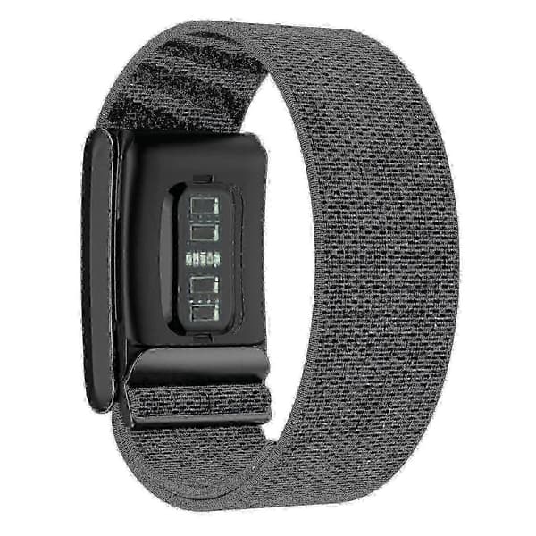WHOOP 4.0 Aktivitetsmåler med Elastisk Justerbart Armbånd - Black Grey