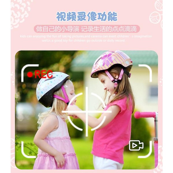 Barne digitalkamera 1081p Hd Sd-kort selvkamera Bule