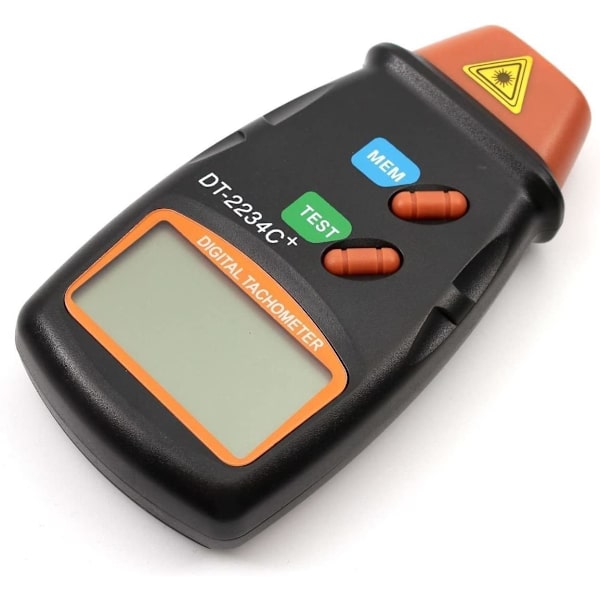 Digital Varvräknare Professionell Digital Varvräknare LCD-skärm Varvräknare Tester Varvräknare Autoväxling med Heavy Duty 6